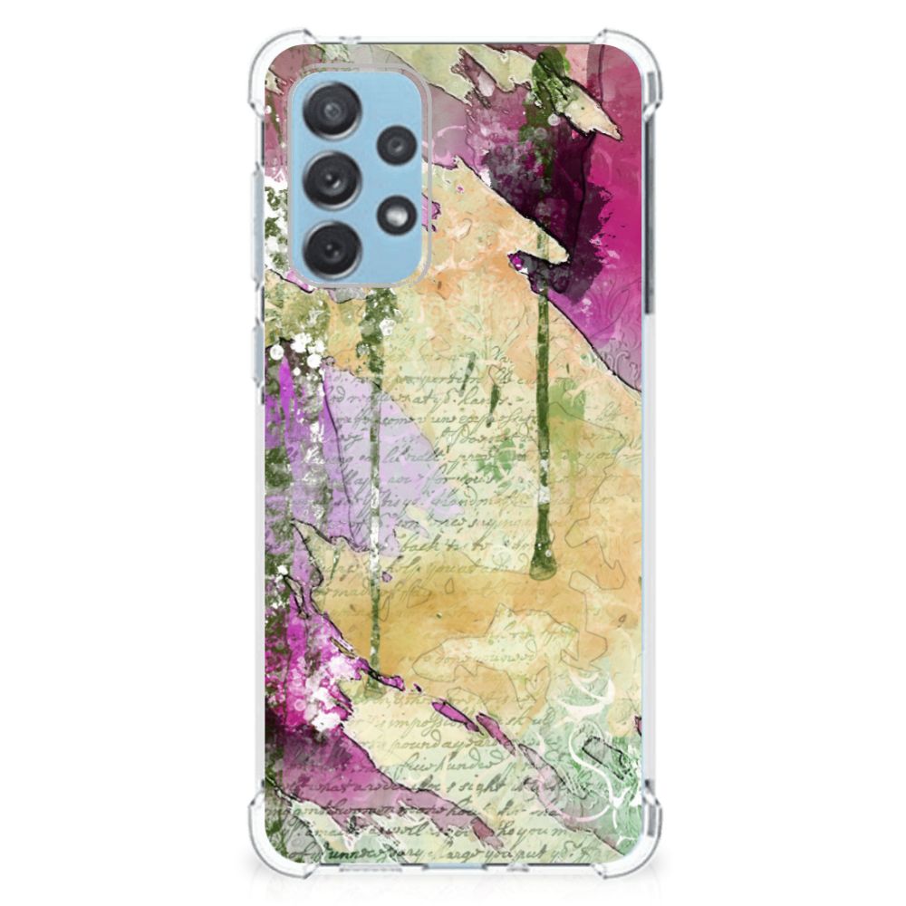 Back Cover Samsung Galaxy A73 Letter Painting