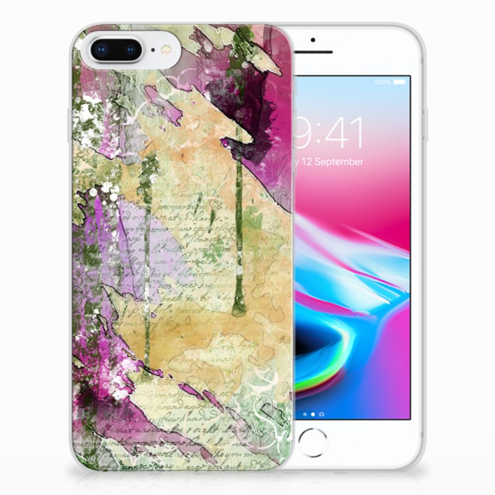 Hoesje maken Apple iPhone 7 Plus | 8 Plus Letter Painting