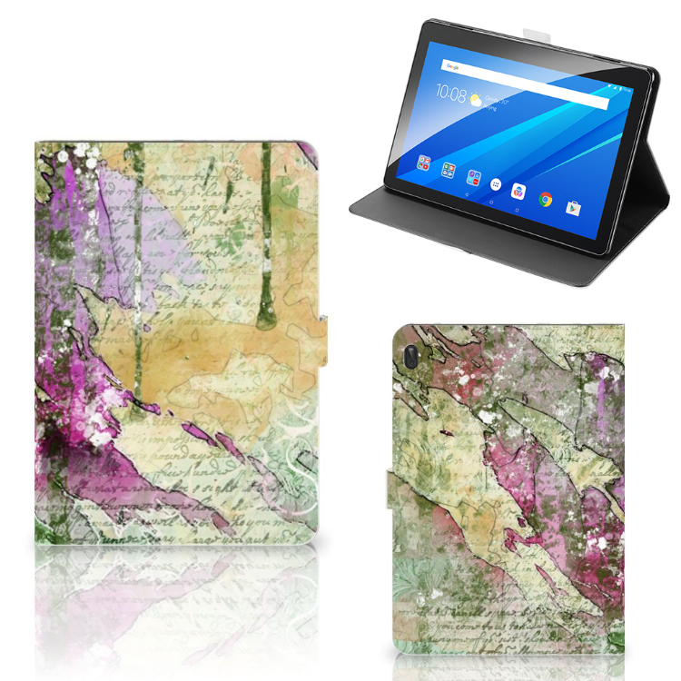 Hoes Lenovo Tab E10 Letter Painting