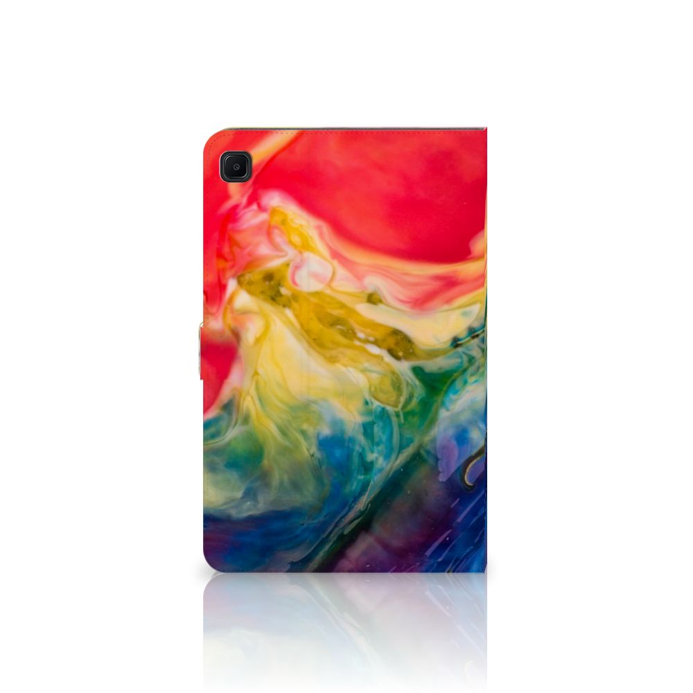 Hoes Samsung Galaxy Tab S6 Lite | S6 Lite (2022) Watercolor Dark
