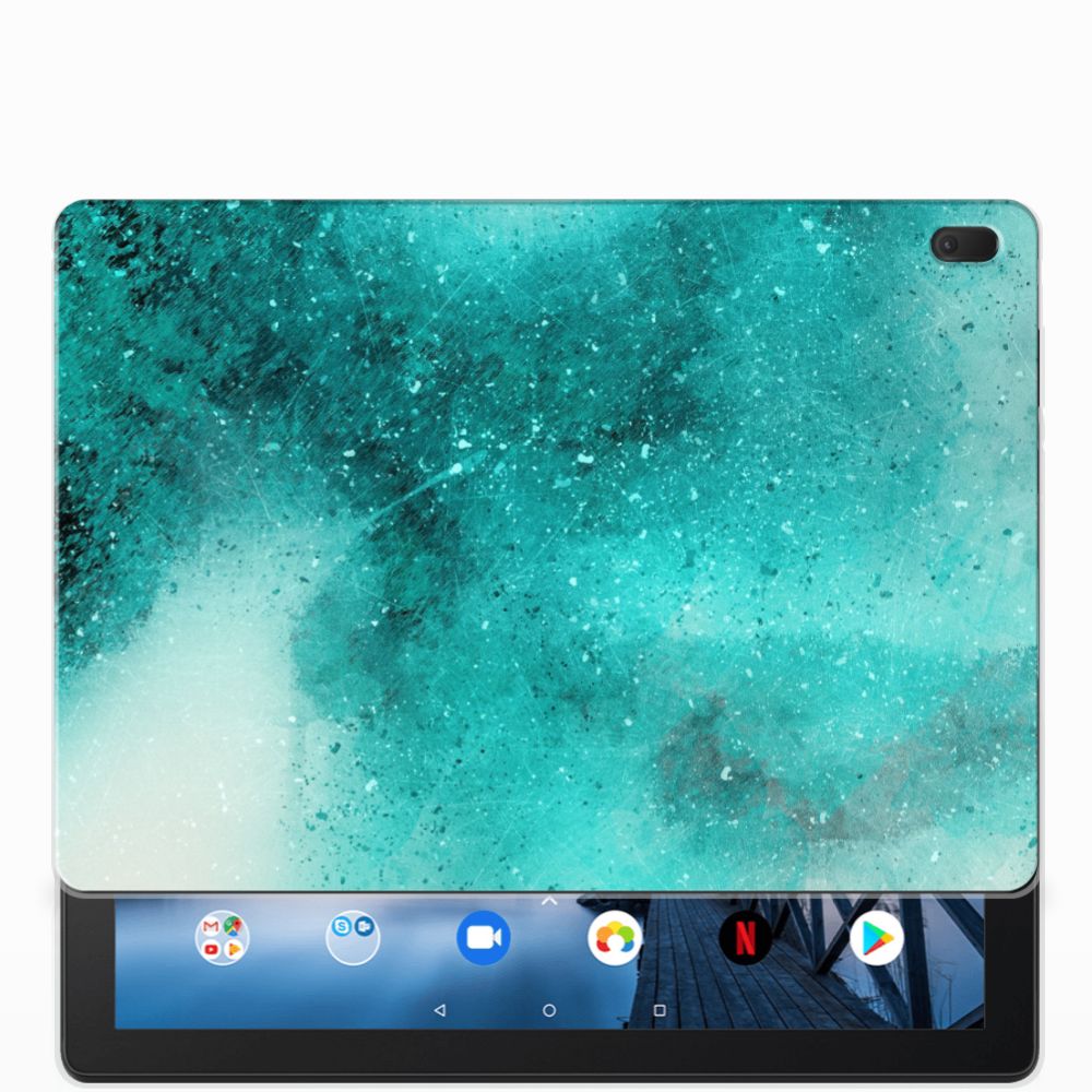 Tablethoes Lenovo Tab E10 Painting Blue