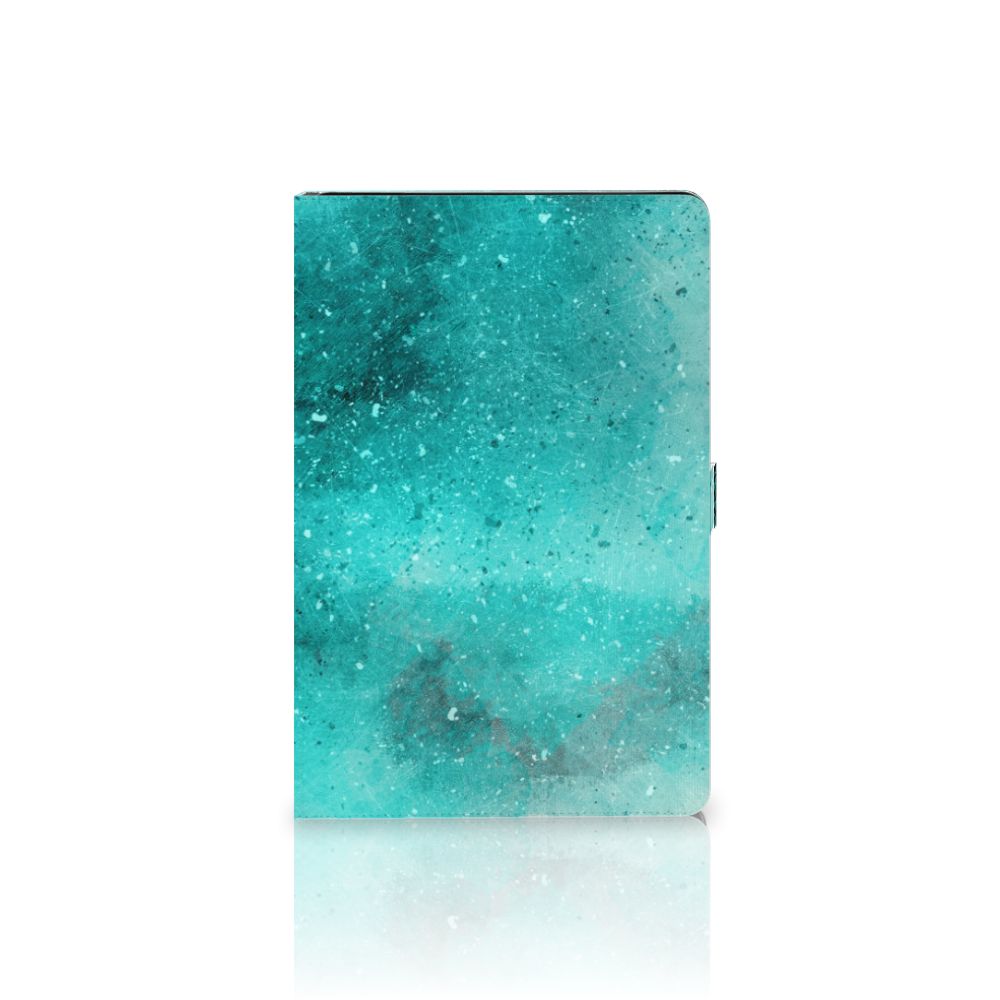 Hoes Samsung Galaxy Tab S7 FE | S7+ | S8+ Painting Blue