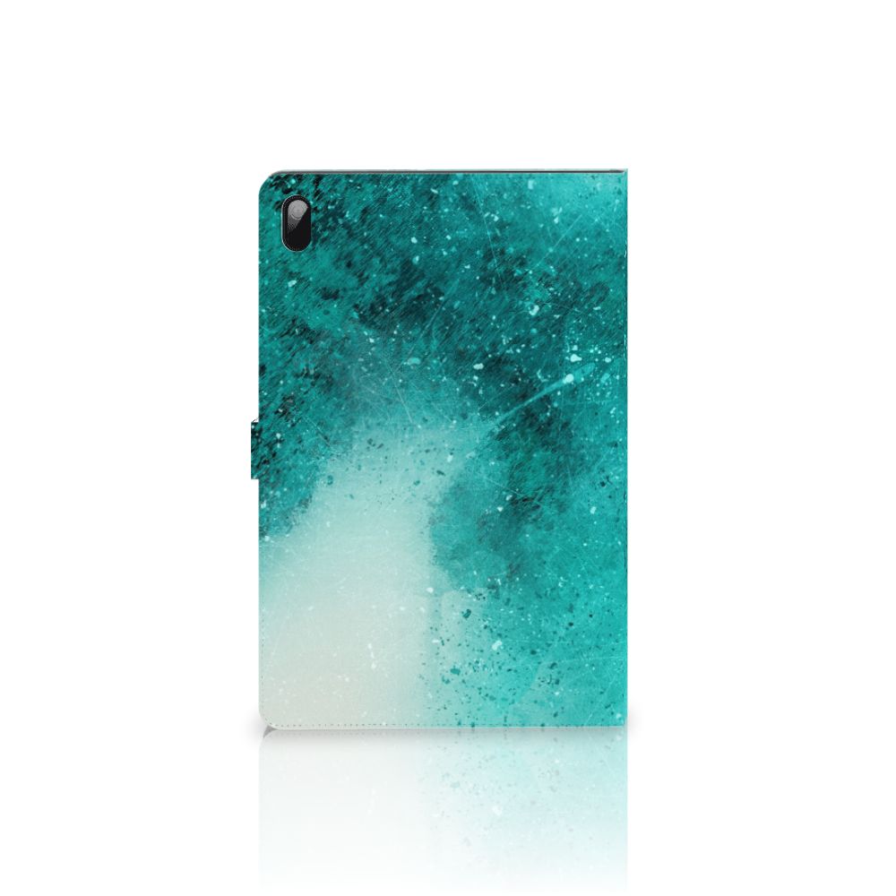 Hoes Samsung Galaxy Tab S7 FE | S7+ | S8+ Painting Blue