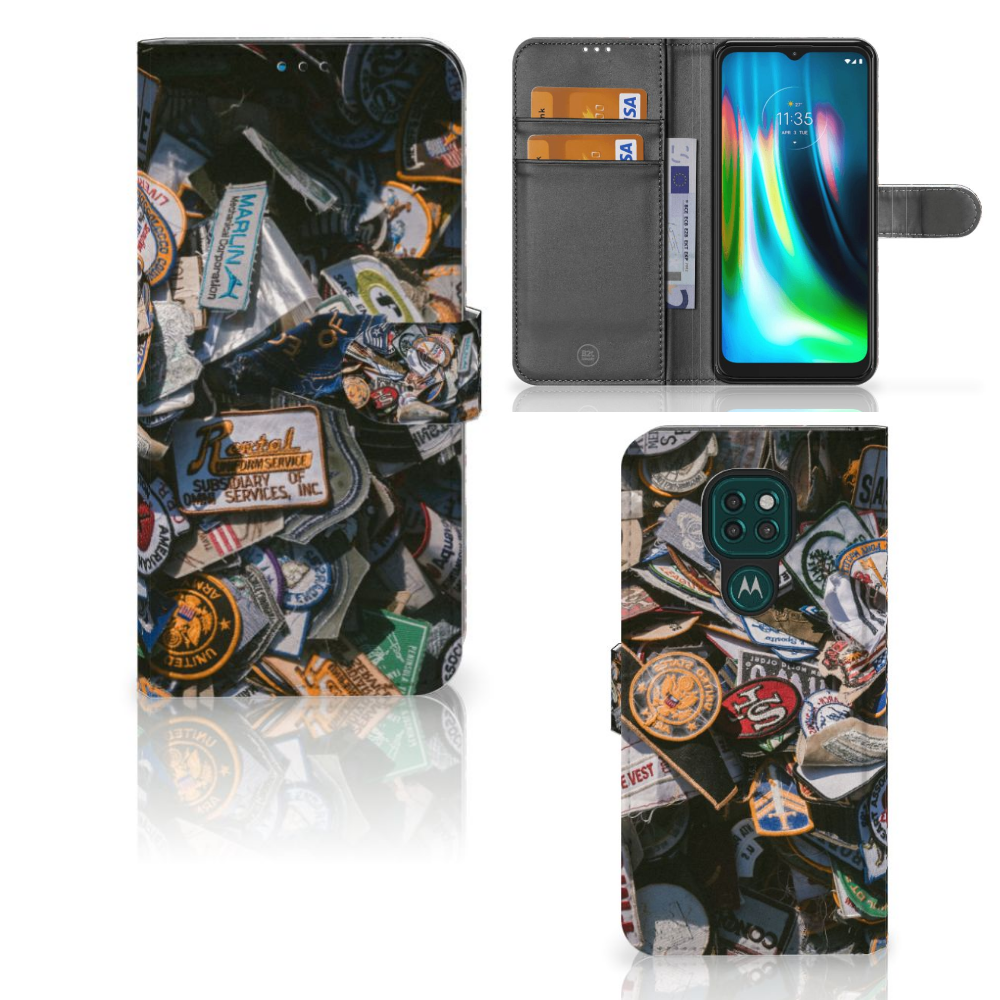Motorola Moto G9 Play | E7 Plus Telefoonhoesje met foto Badges