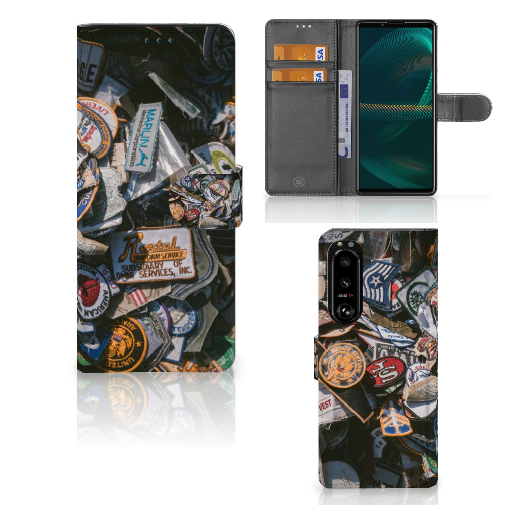Sony Xperia 5III Telefoonhoesje met foto Badges