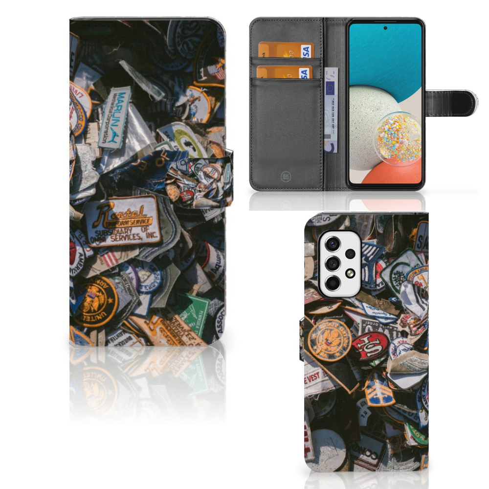 Samsung Galaxy A53 Telefoonhoesje met foto Badges