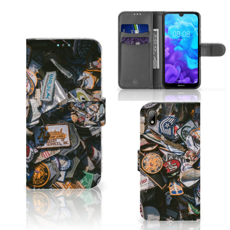 Huawei Y5 (2019) Telefoonhoesje met foto Badges