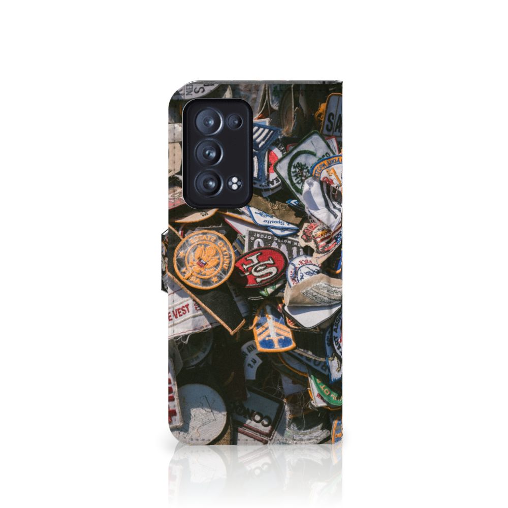 OPPO Reno 6 Pro Plus 5G Telefoonhoesje met foto Badges