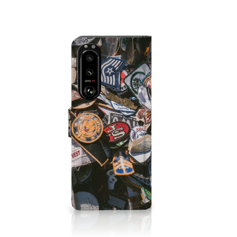 Sony Xperia 5III Telefoonhoesje met foto Badges