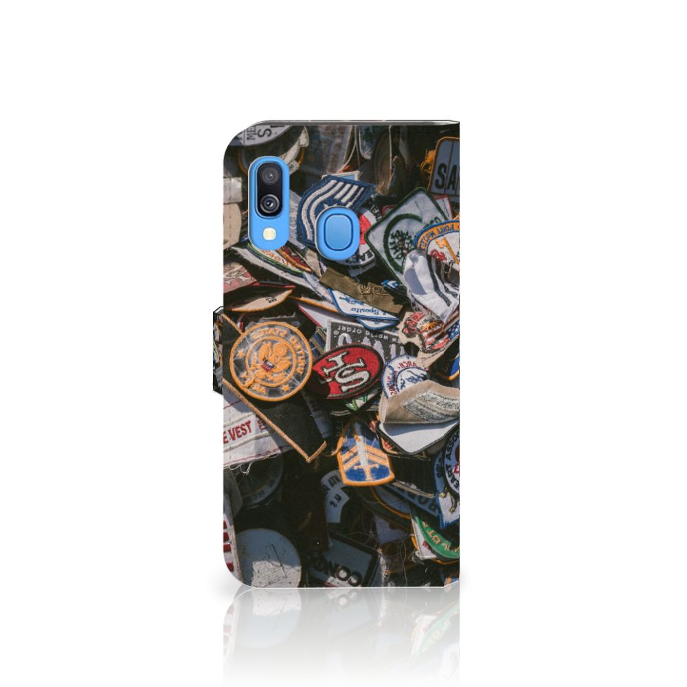 Samsung Galaxy A40 Telefoonhoesje met foto Badges