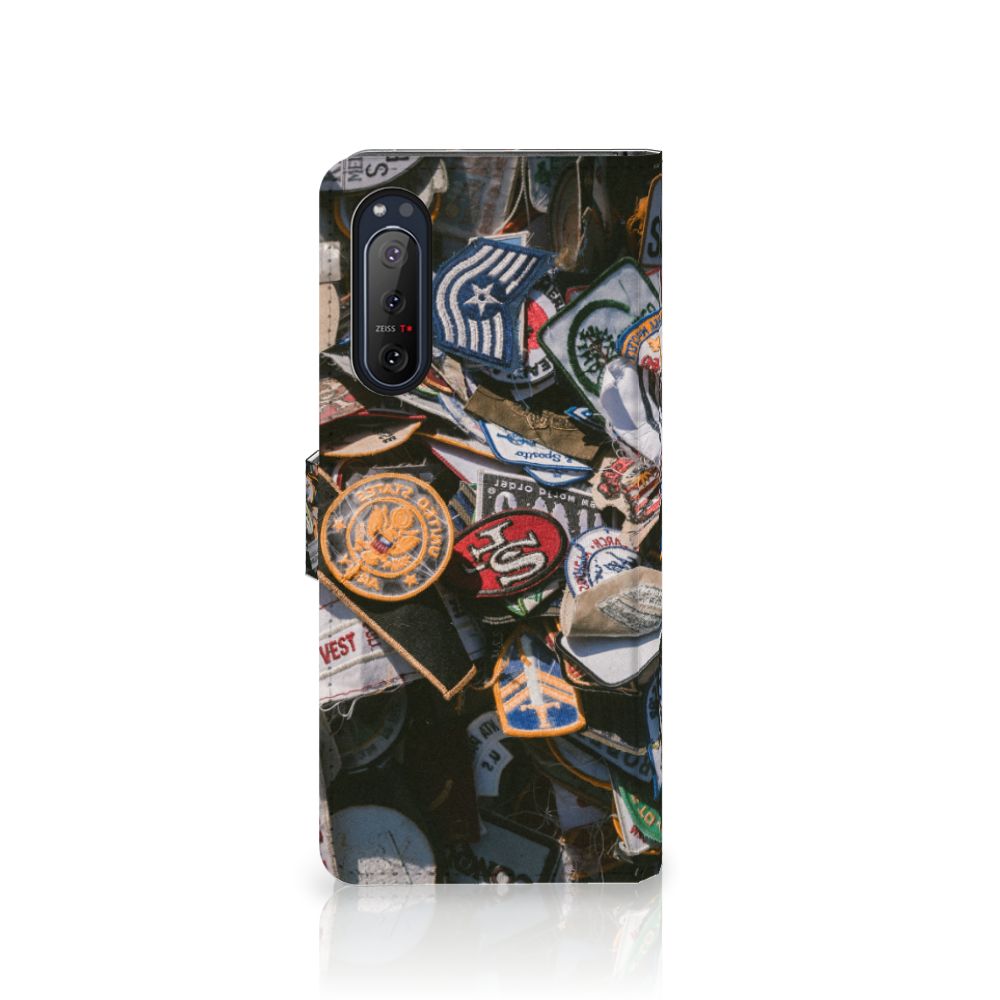 Sony Xperia 5II Telefoonhoesje met foto Badges