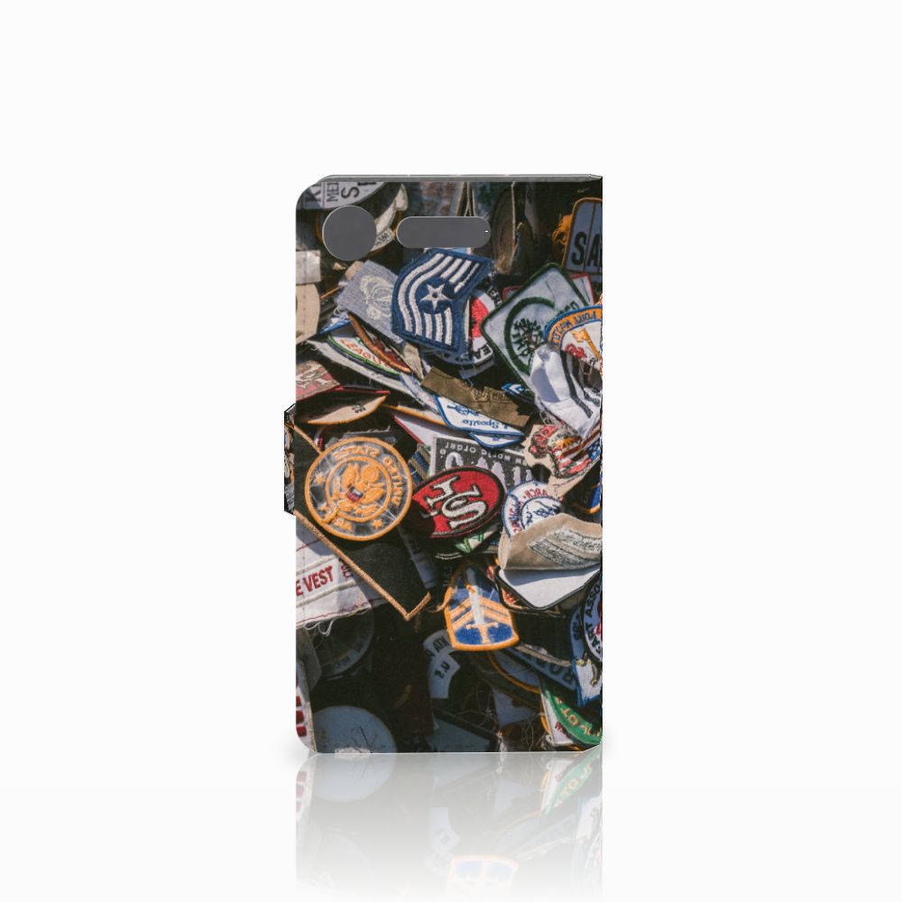 Sony Xperia XZ1 Telefoonhoesje met foto Badges
