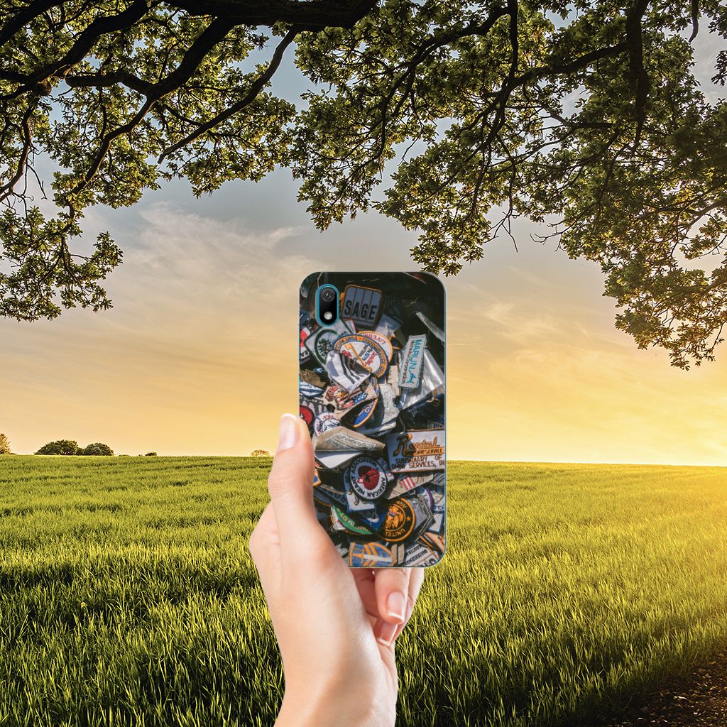 Huawei Y5 (2019) Siliconen Hoesje met foto Badges