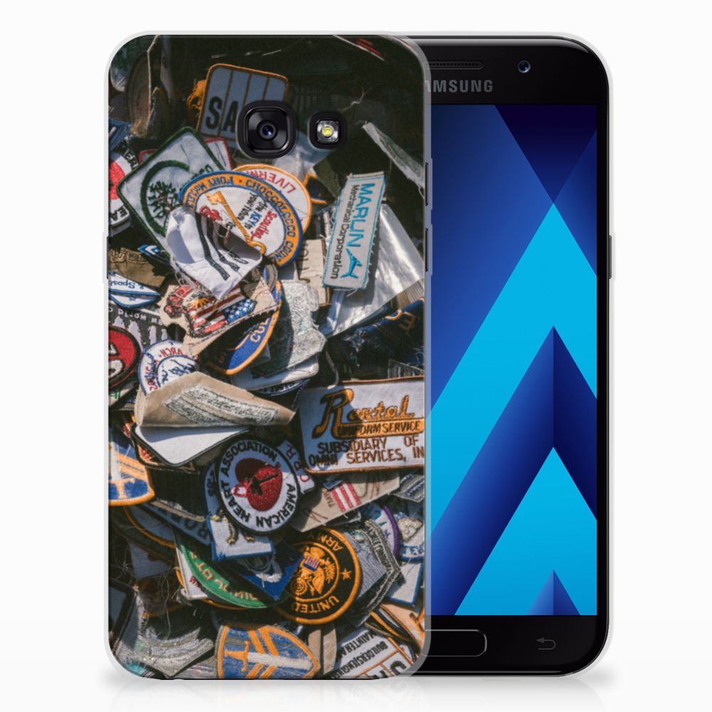 Samsung Galaxy A5 2017 Siliconen Hoesje met foto Badges