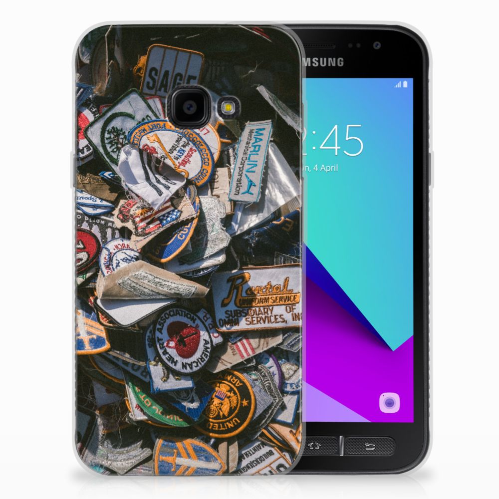 Samsung Galaxy Xcover 4 | Xcover 4s Siliconen Hoesje met foto Badges