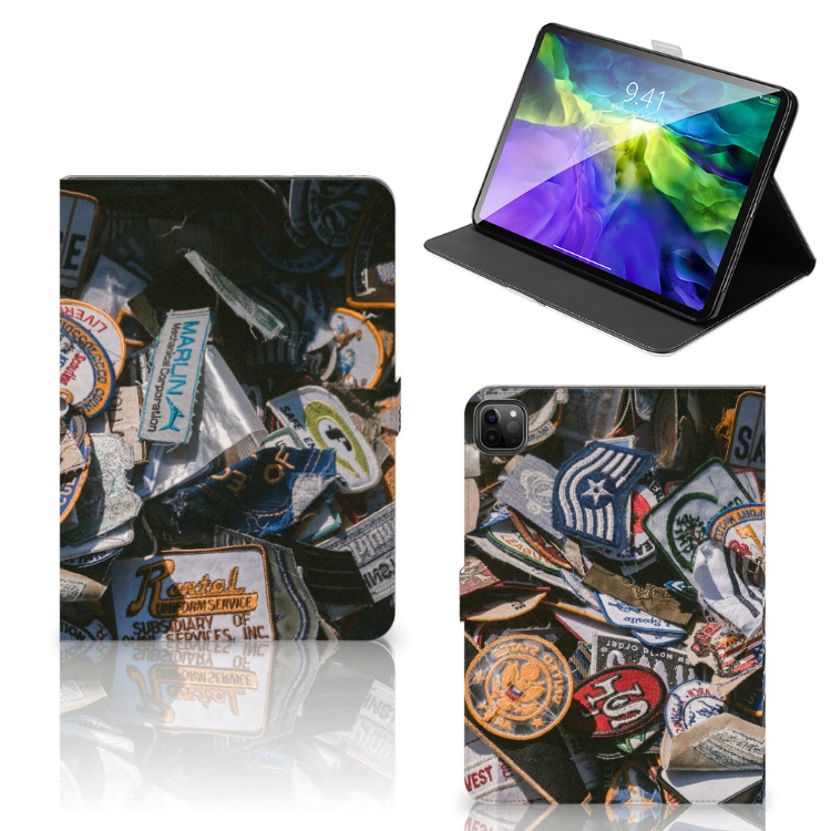 iPad Pro 11 2020/2021/2022 Tablet Hoesje met foto Badges