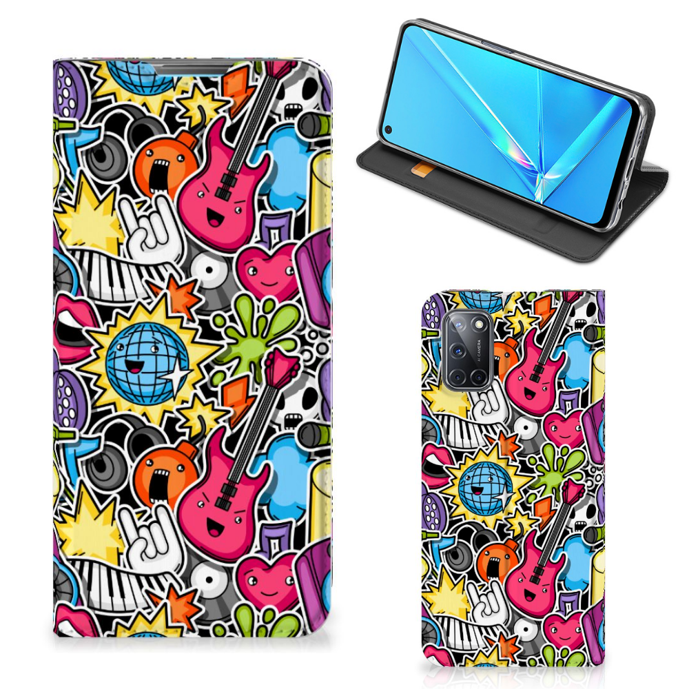 OPPO A52 | A72 Hippe Standcase Punk Rock