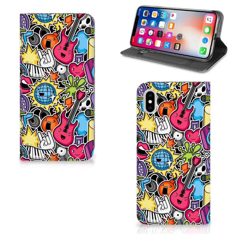 Apple iPhone Xs Max Hippe Standcase Punk Rock