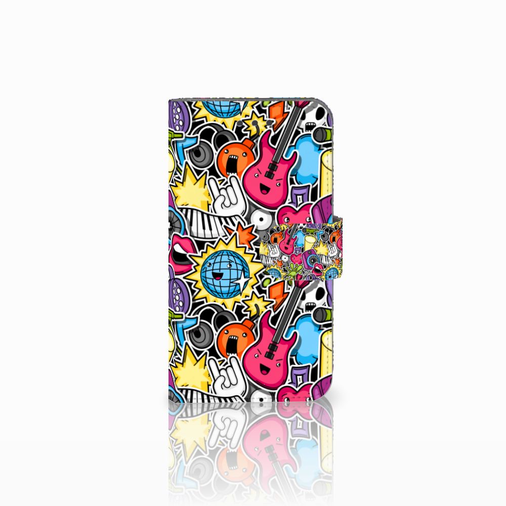Samsung Galaxy Xcover 3 | Xcover 3 VE Wallet Case met Pasjes Punk Rock