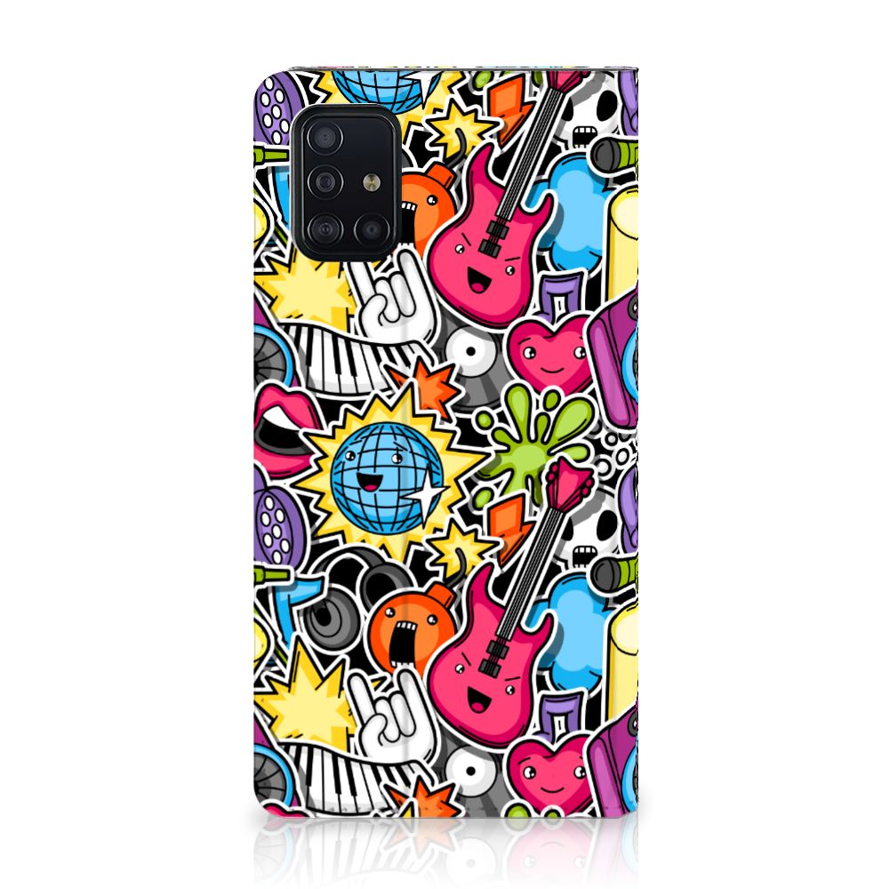 Samsung Galaxy A51 Hippe Standcase Punk Rock