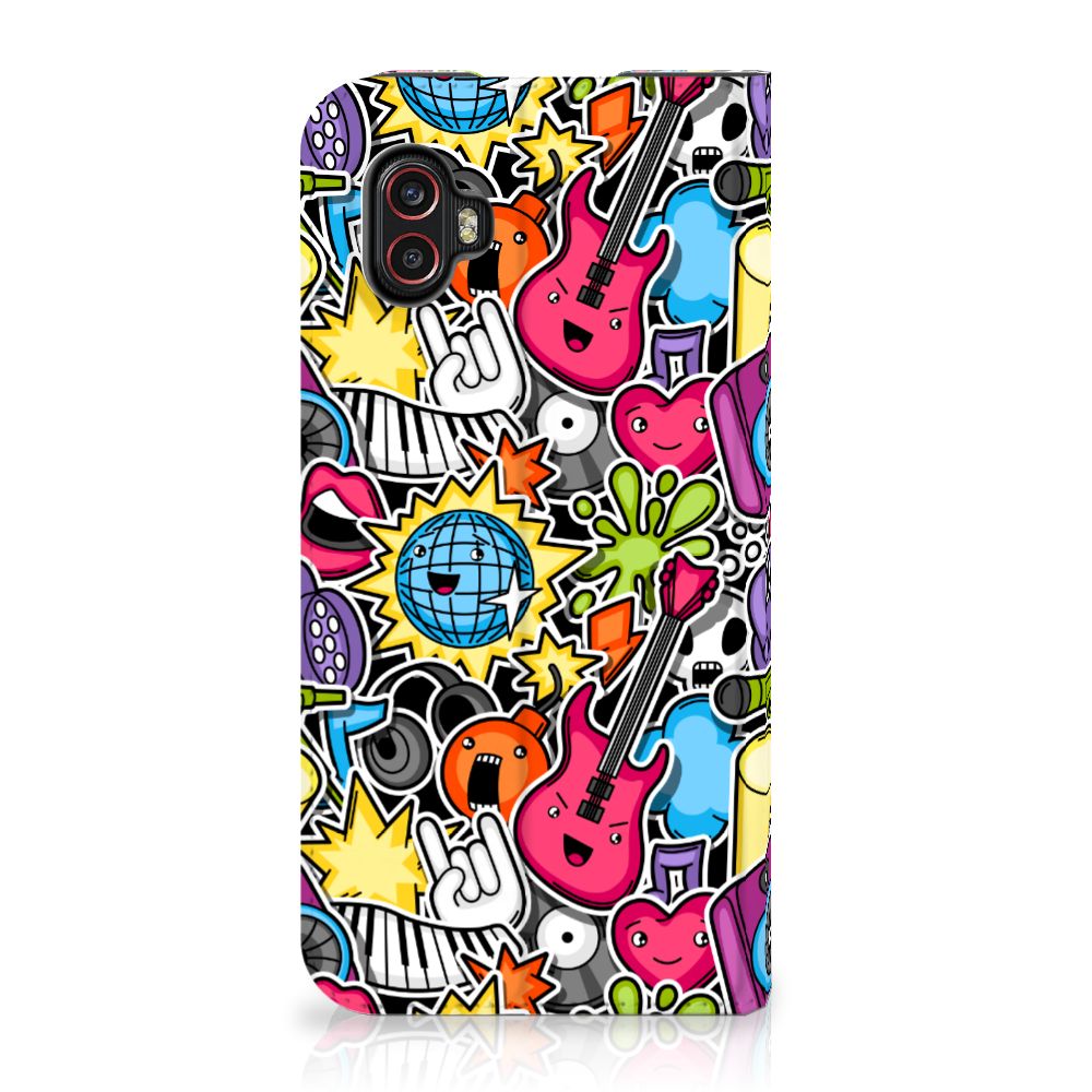 Samsung Galaxy Xcover 6 Pro Hippe Standcase Punk Rock
