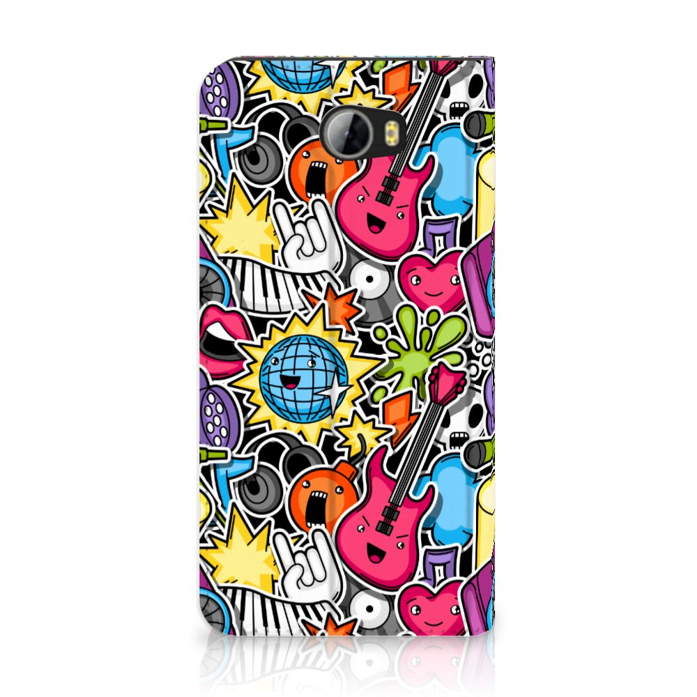 Huawei Y5 2 | Y6 Compact Hippe Standcase Punk Rock