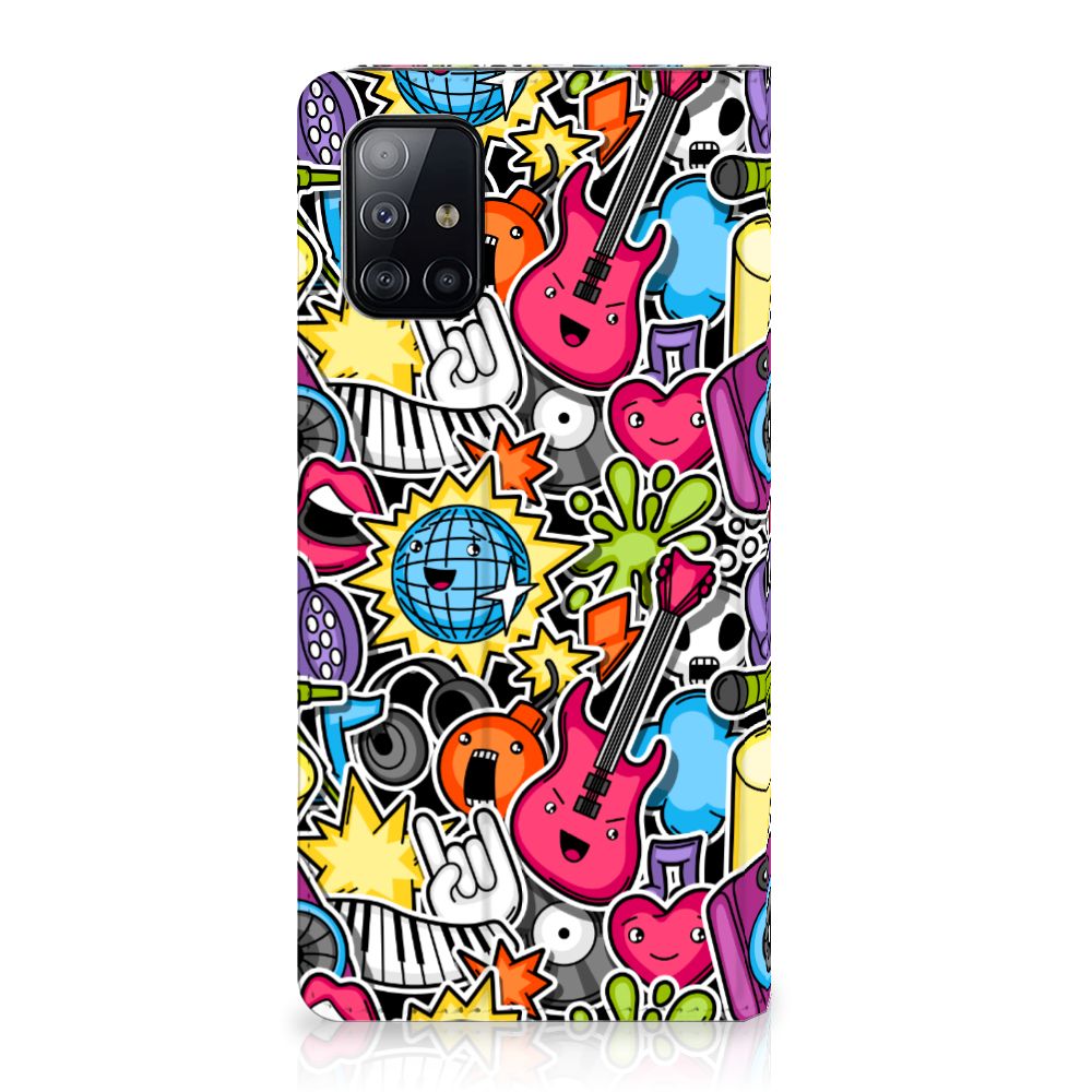 Samsung Galaxy A71 Hippe Standcase Punk Rock