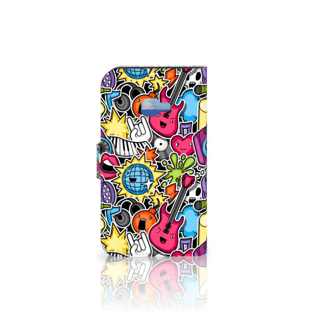 Samsung Galaxy Xcover 4 | Xcover 4s Wallet Case met Pasjes Punk Rock