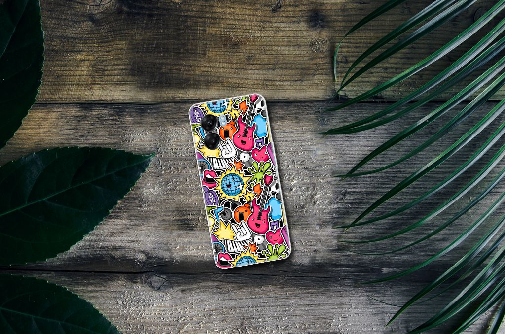 OPPO A77 | A57 5G Silicone Back Cover Punk Rock
