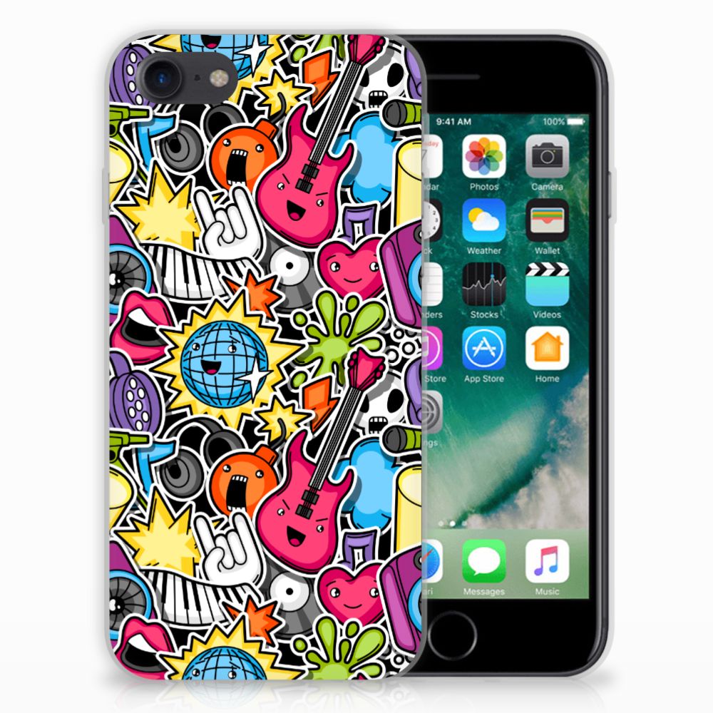 iPhone SE 2022 | SE 2020 | 8 | 7 Silicone Back Cover Punk Rock