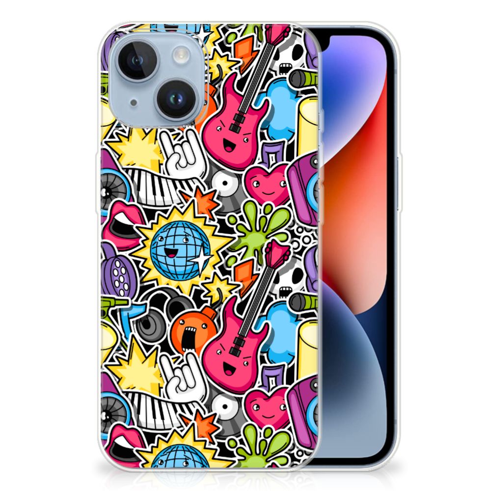 Apple iPhone 14 Silicone Back Cover Punk Rock