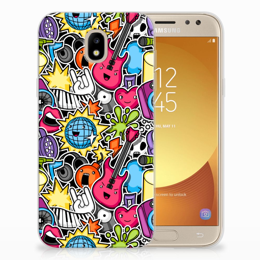 Samsung Galaxy J5 2017 Silicone Back Cover Punk Rock