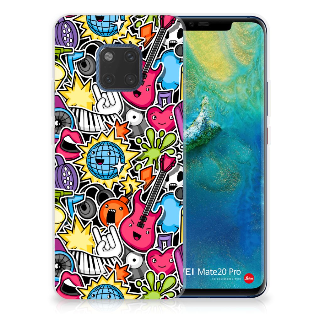 Huawei Mate 20 Pro Silicone Back Cover Punk Rock