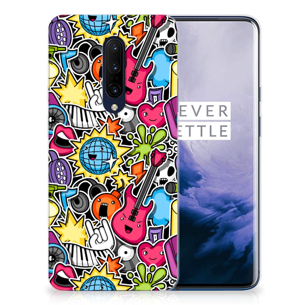 OnePlus 7 Pro Silicone Back Cover Punk Rock