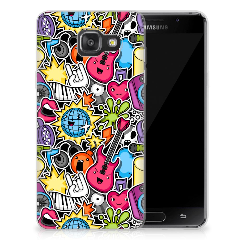 Samsung Galaxy A3 2016 Silicone Back Cover Punk Rock