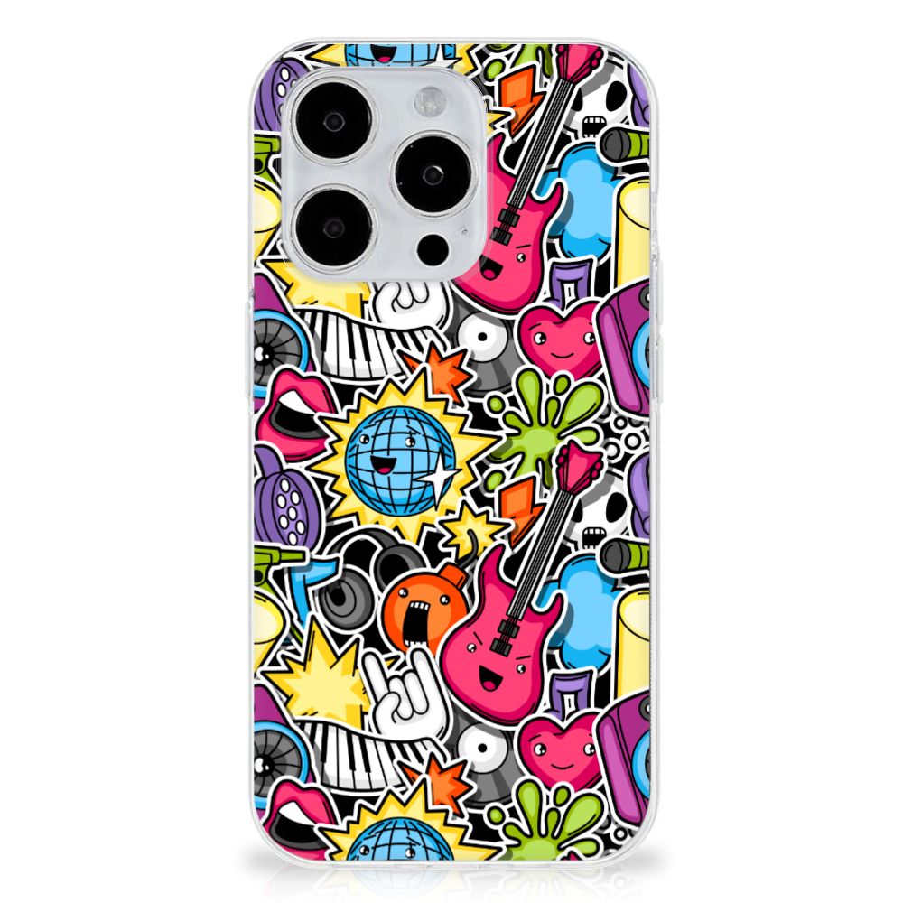 iPhone 15 Pro Silicone Back Cover Punk Rock