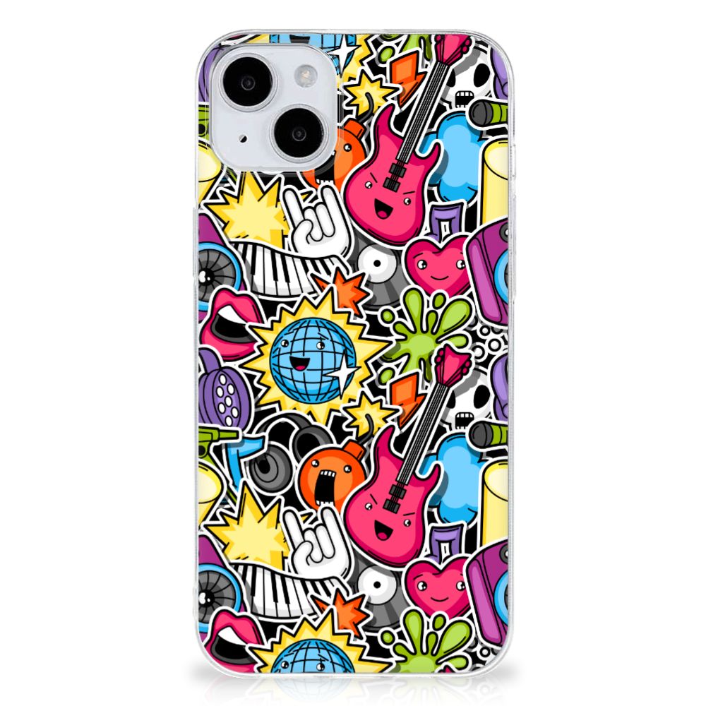 iPhone 15 Silicone Back Cover Punk Rock