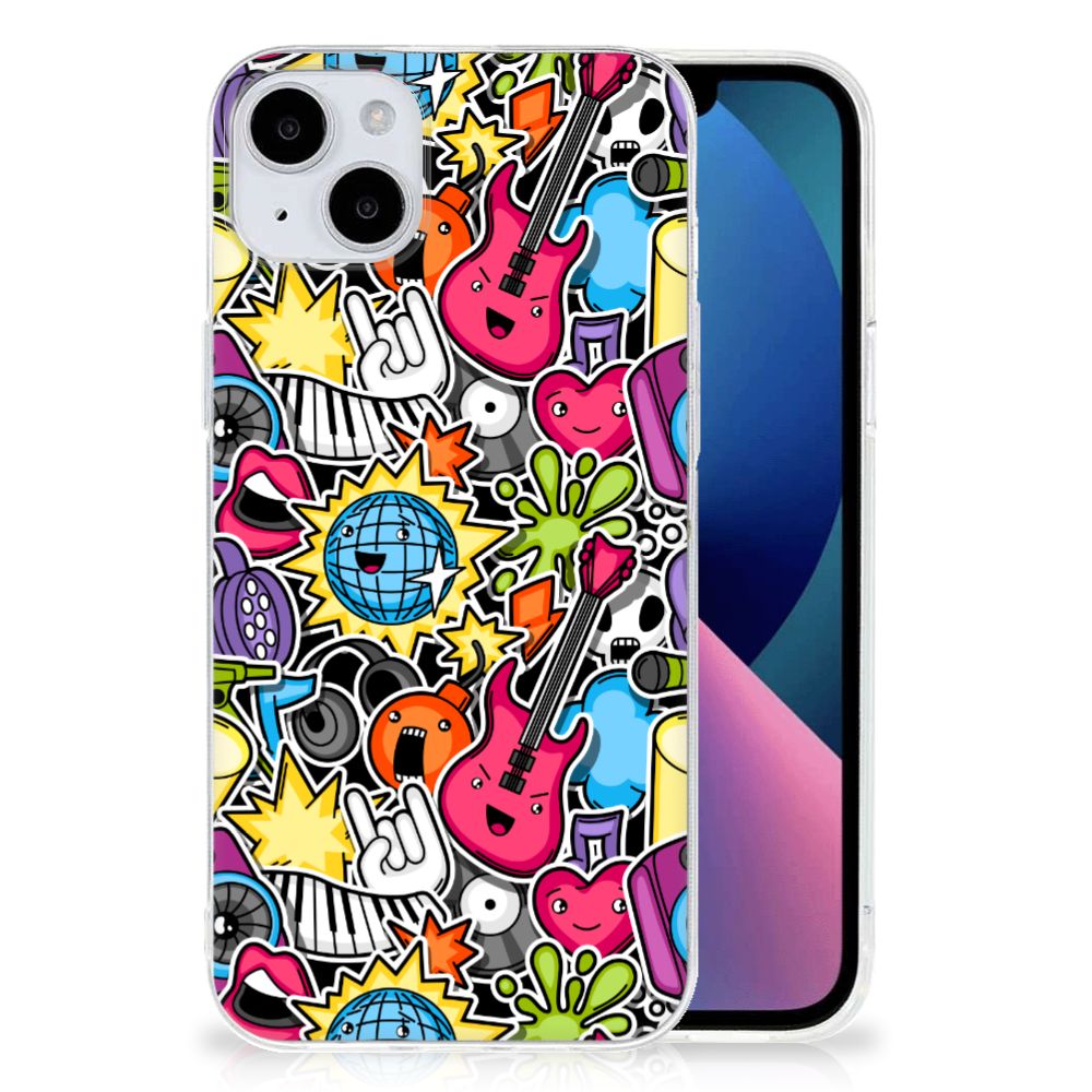 iPhone 15 Plus Silicone Back Cover Punk Rock