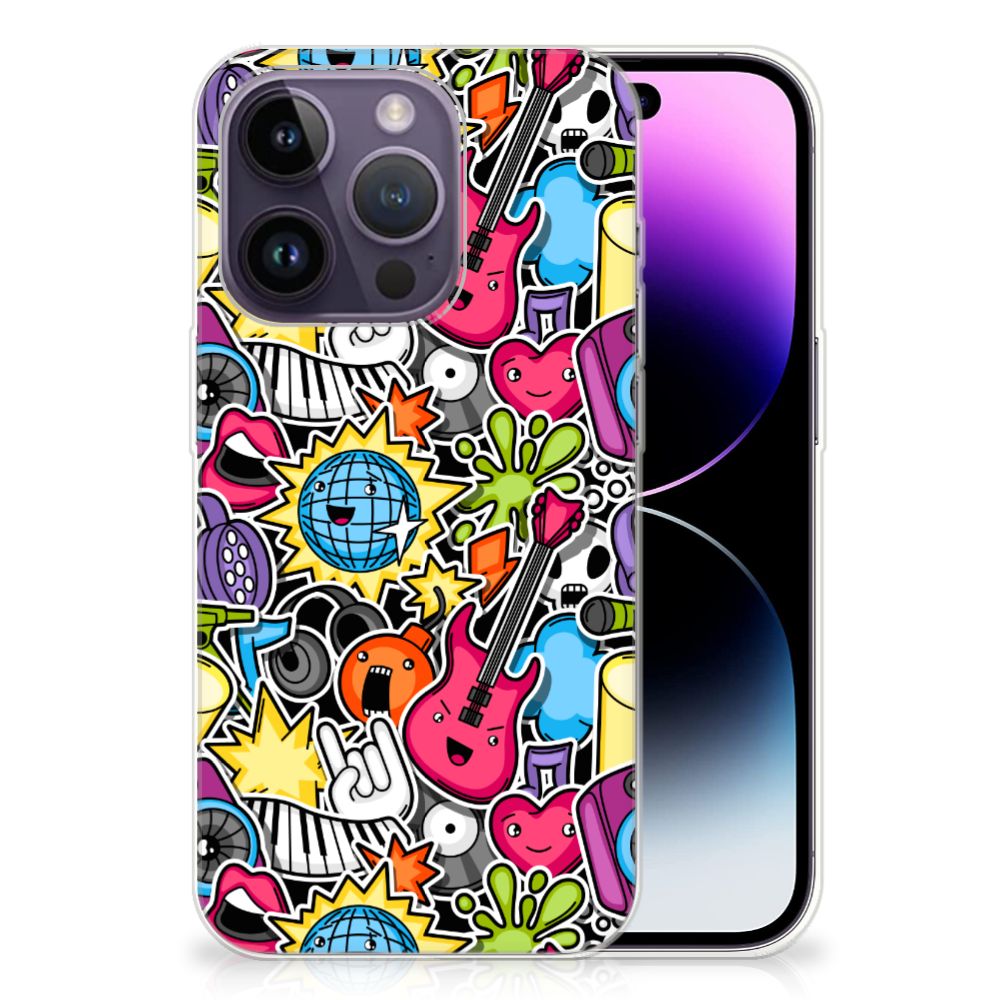 Apple iPhone 14 Pro Silicone Back Cover Punk Rock