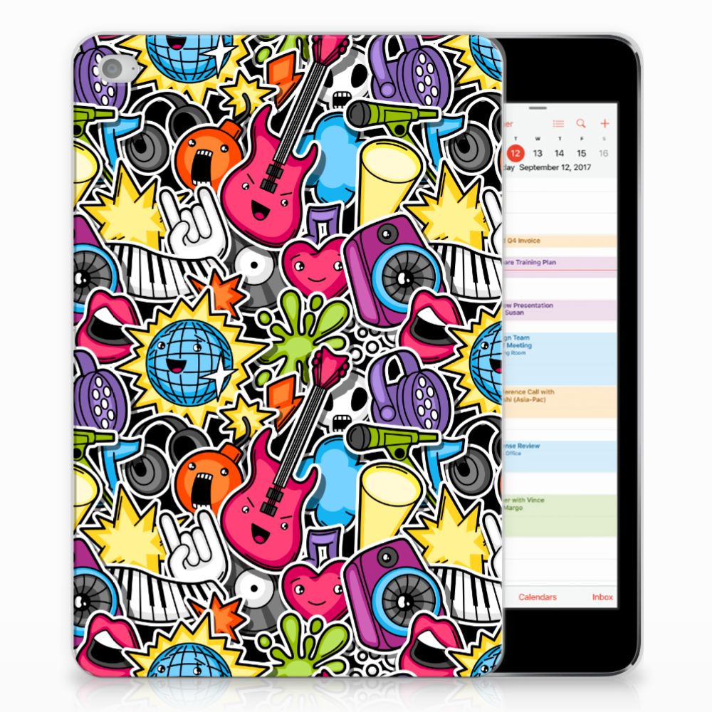 Apple iPad Mini 4 Uniek Tablethoesje Punk Rock