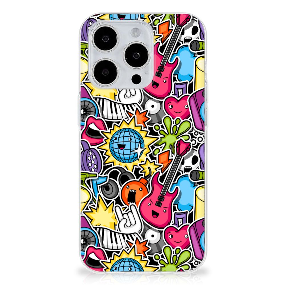 iPhone 15 Pro Max Silicone Back Cover Punk Rock