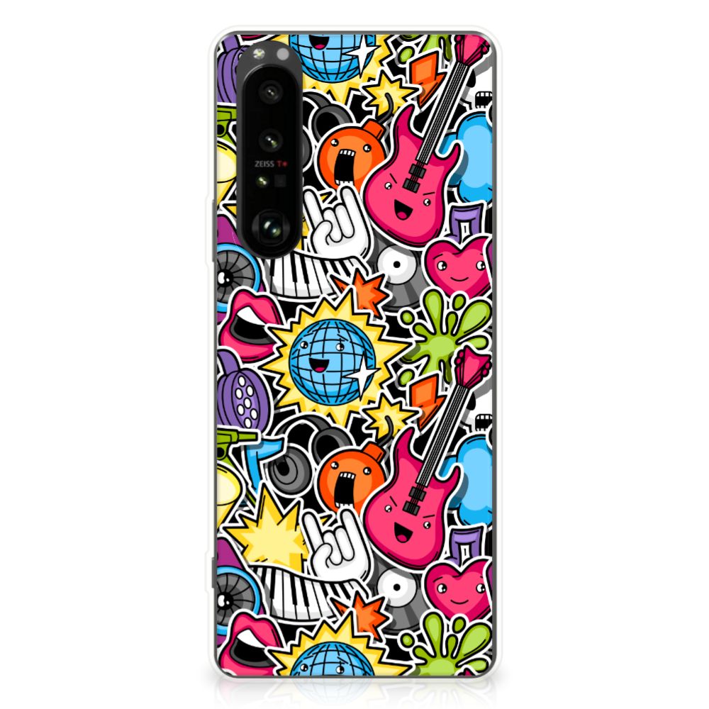 Sony Xperia 1 III Silicone Back Cover Punk Rock