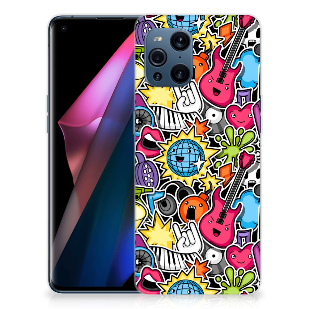 OPPO Find X3 | X3 Pro Silicone Back Cover Punk Rock