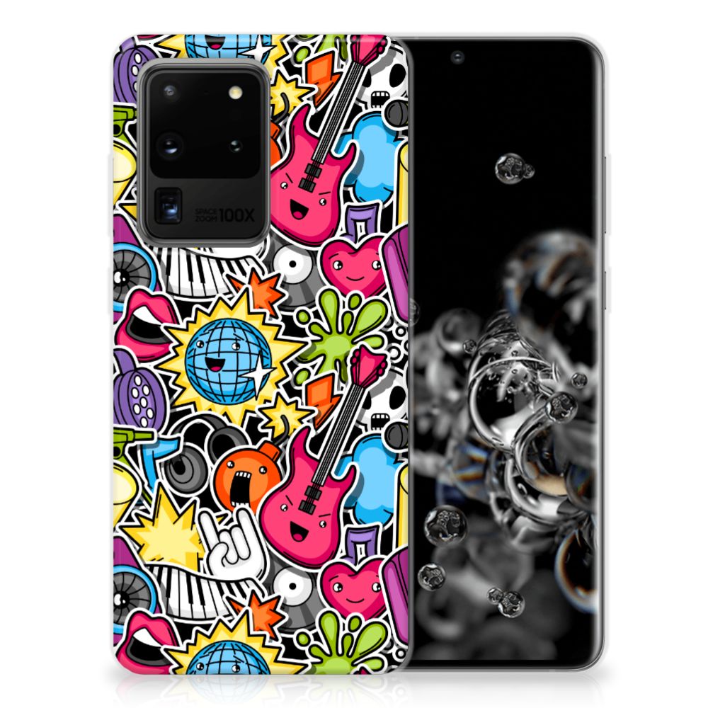 Samsung Galaxy S20 Ultra Silicone Back Cover Punk Rock