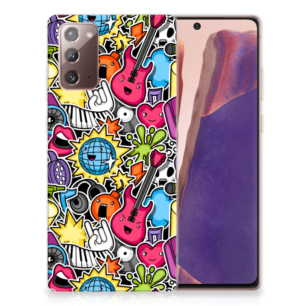 Samsung Note 20 Silicone Back Cover Punk Rock