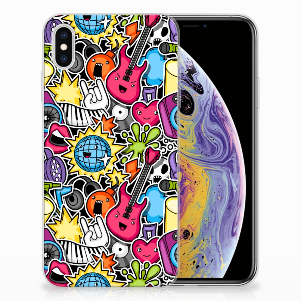 Apple iPhone Xs Max Silicone Back Cover Punk Rock