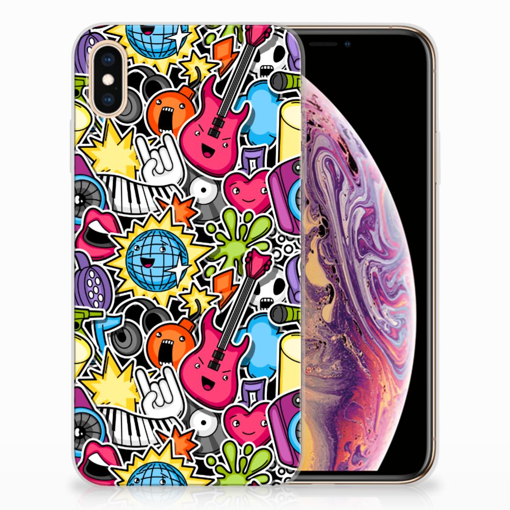 Apple iPhone Xs Max Silicone Back Cover Punk Rock