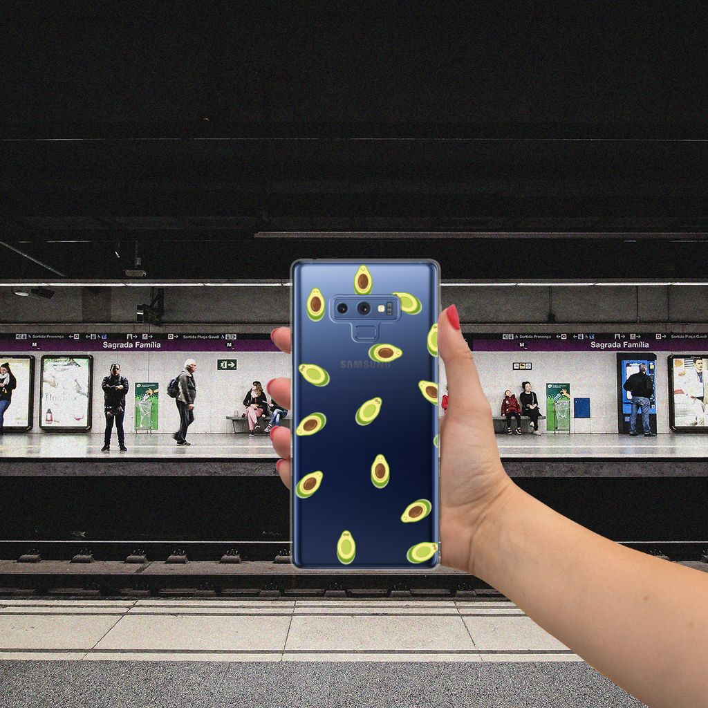 Samsung Galaxy Note 9 Siliconen Case Avocado