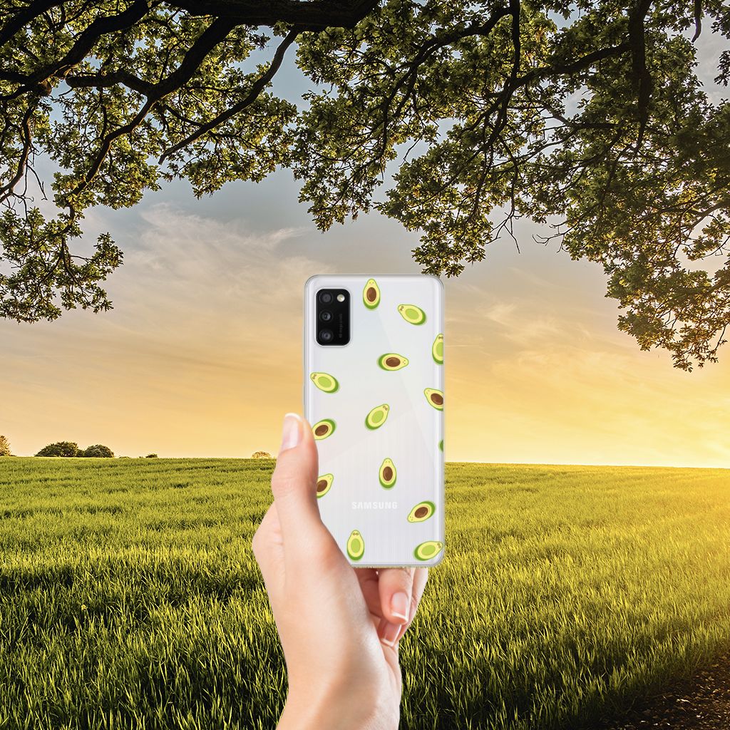 Samsung Galaxy A41 Siliconen Case Avocado