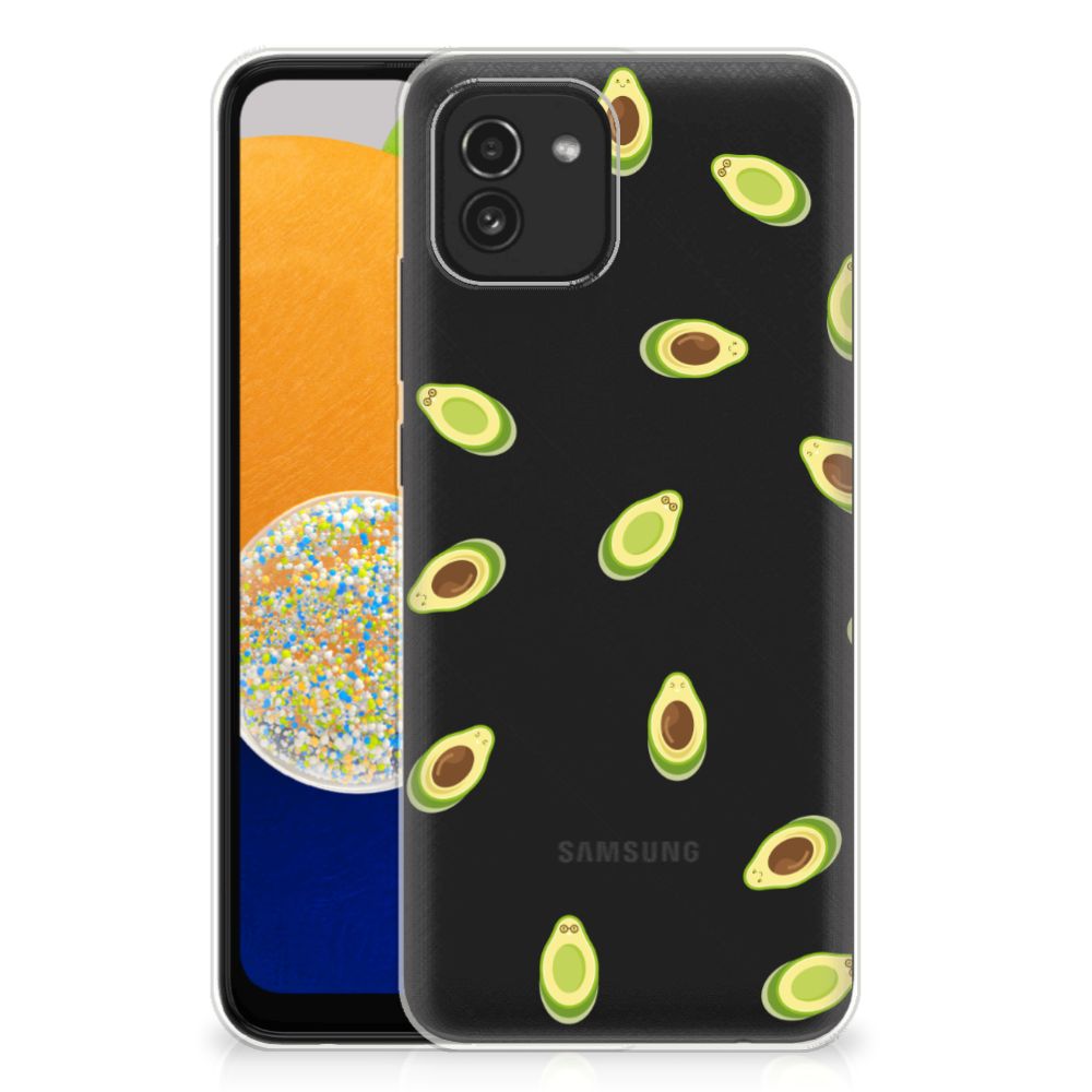 Samsung Galaxy A03 Siliconen Case Avocado